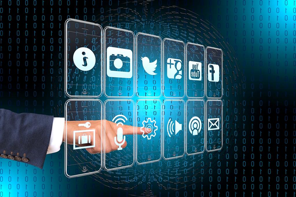 Connected automation network showing smart devices and AI nodes in a futuristic digital ecosystem