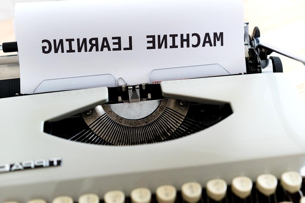 Robotic process automation laptop showing automated workflows interface